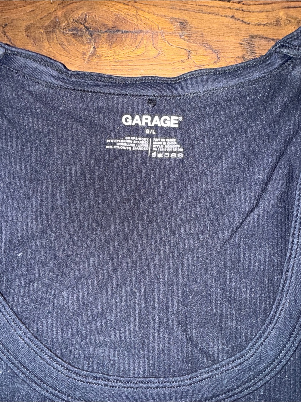 Garage Ribbed Tank Top - Picture 2 of 4